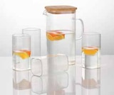 Set 1 pichet et 4 verres en promo chez Intermarché Set 1 pichet et 4 verres dans le catalogue Intermarché