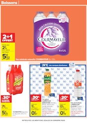 Eau Minérale Angebote im Prospekt "ALCOOLS & BIÈRES" von Carrefour auf Seite 48