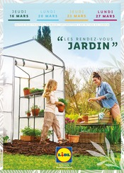 Prospectus Lidl à Paris, "Les rendez-vous jardin", 32 pages de promos valables du 16/03/2023 au 27/03/2023