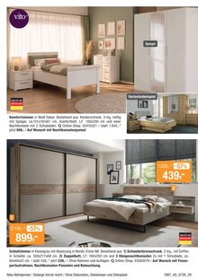 Bett im Opti-Wohnwelt Prospekt "Hot Sommer Sale" mit 48 Seiten (Bremerhaven)