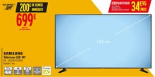 Téléviseur LED 4K* - Carrefour à Villeneuve-Saint-Georges Téléviseur LED 4K* en promo chez Carrefour Villeneuve-Saint-Georges à 699,00 €