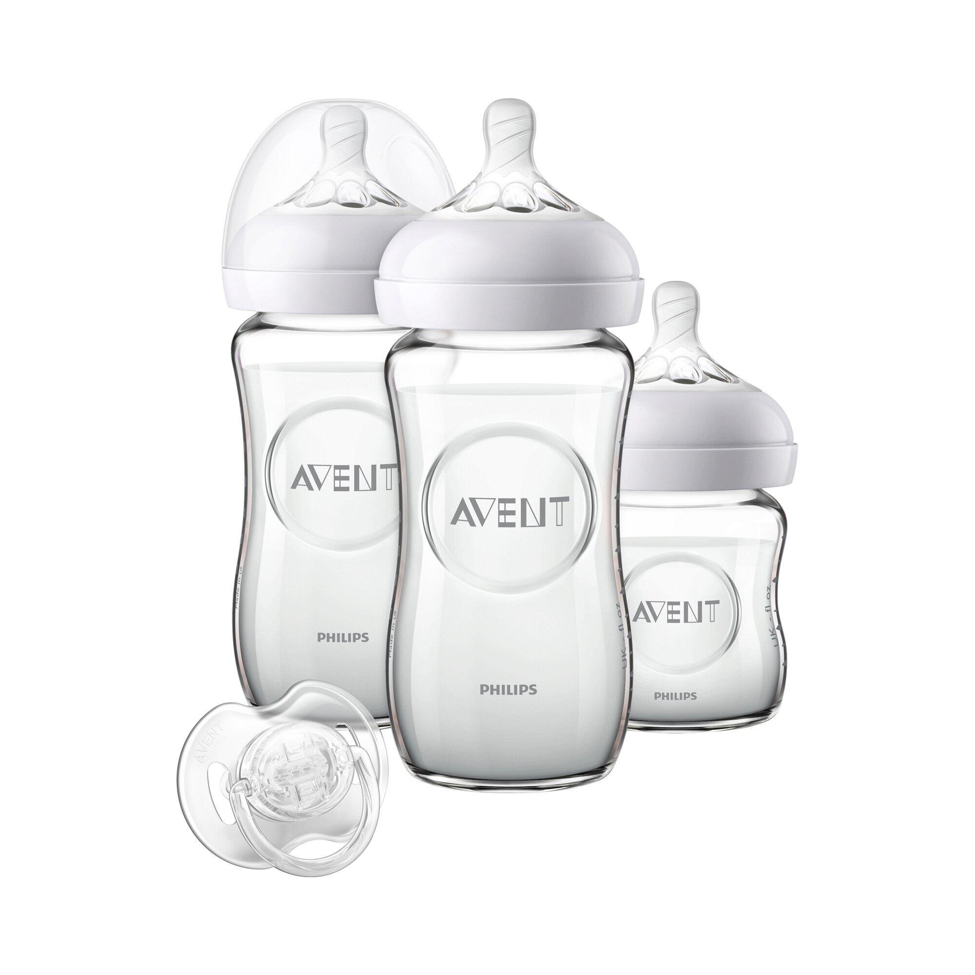 Baby Walz Panketal - 4-tlg. Babyflaschen-Set Natural, SCD303/01, Glas, Anti-Kolik-Weithals, 120-240ml, ab 0M 4-tlg. Babyflaschen-Set Natural, SCD303/01, Glas, Anti-Kolik-Weithals, 120-240ml, ab 0M Angebot bei Baby Walz Panketal im Prospekt BABYMODE