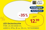 LED-Deckenleuchte Angebote von Lampura bei ROLLER Dortmund für 12,99 €