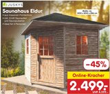 Saunahaus Eldur von Juskys im aktuellen Netto Marken-Discount Prospekt