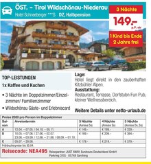 Netto Marken-Discount Baden-Baden - ÖST. – Tirol Wildschönau-Niederau ÖST. – Tirol Wildschönau-Niederau Angebot bei Netto Marken-Discount Baden-Baden im Prospekt "Du willst bis zu 50% sparen? Dann geh doch zu NETTO!"