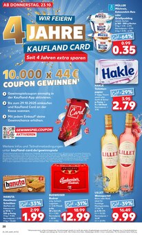Budweiser im aktuellen Kaufland Prospekt (München) Budweiser im Kaufland Prospekt "Aktuelle Angebote" mit 61 Seiten (München)