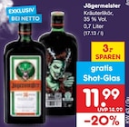 Jägermeister Angebote bei Netto Marken-Discount Seevetal für 11,99 €