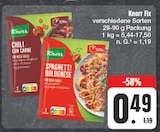 Fix Chili con Carne im Angebot bei EDEKA in Chemnitz Fix Chili con Carne Angebote von Knorr bei EDEKA Chemnitz für 0,49 €