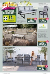 Möbel Inhofer Gartenmöbelset im Prospekt 