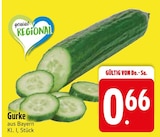Gurke im EDEKA Prospekt Gurke im aktuellen EDEKA Prospekt für 0,66 €