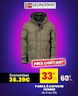Parka à capuche homme - GEONORWAY en promo chez Stokomani Vitry-sur-Seine à 33,60 €