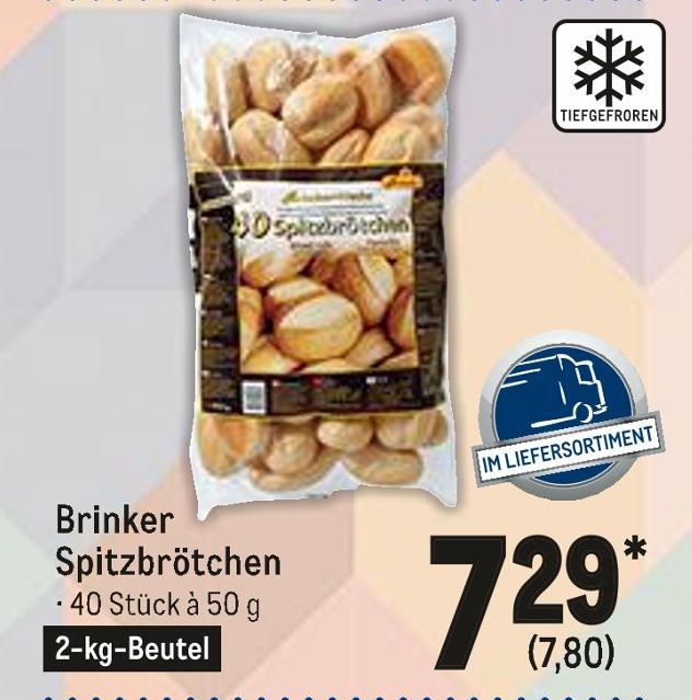 Metro Crailsheim - Spitzbrötchen Spitzbrötchen Angebot bei Metro Crailsheim im Prospekt Gastro-Journal