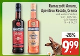 Ramazzotti Amaro, Aperitivo Rosato, Crema bei EDEKA im Prospekt "" für 9,99 €