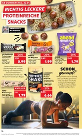 Aktueller Kaufland Prospekt mit Proteinriegel, "KNÜLLER", Seite 36
