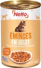 Émincés en gelée pour chat - NETTO en promo chez Netto Émincés en gelée pour chat - NETTO dans le catalogue Netto