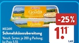 Schmelzkäsezubereitung von Milsani im aktuellen ALDI SÜD Prospekt für 1,11 €