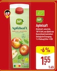 Apfelsaft von bio für 1,55 € bei ALDI Nord im Angebot Apfelsaft von bio im aktuellen ALDI Nord Prospekt