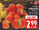 Aktuelles Erdbeeren Angebot bei E center in Remscheid ab 2,99 €