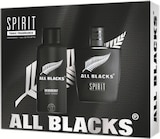 Coffret Spirit Tonic Fragrance Eau de toilette 80ml + Déodorant 150ml - All Blacks en promo à 11,16 € chez Intermarché Super Coffret Spirit Tonic Fragrance Eau de toilette 80ml + Déodorant 150ml - All Blacks dans le catalogue Intermarché Super