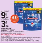 Tablettes lave-vaisselle - FINISH en promo chez E.Leclerc Dieppe à 3,16 €