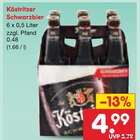 Schwarzbier im Angebot bei Netto Marken-Discount in Stadthagen Schwarzbier Angebote von Köstritzer bei Netto Marken-Discount Stadthagen für 4,99 €