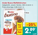 Aktuelles Bueno Waffelhörnchen Angebot bei Netto Marken-Discount in Koblenz ab 2,89 €