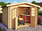 Hagebaumarkt Künzing - Blockbohlenhaus „Australien“ Angebot im Prospekt Blockbohlenhaus „Australien“ bei Hagebaumarkt im Künzing Prospekt für 1.199,00 €