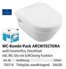 WC-Kombi-Pack ARCHITECTURA von Villeroy & Boch im aktuellen Holz Possling Prospekt