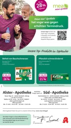 mea - meine apotheke Prospekt für Henstedt-Ulzburg mit 4 Seiten mea - meine apotheke Prospekt für Henstedt-Ulzburg: "Unsere September-Angebote", 4 Seiten, 01.09.2025 - 30.09.2025