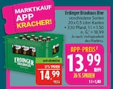 Erdinger Brauhaus im Angebot bei Marktkauf in Plauen Erdinger Brauhaus Angebote von Erdinger Brauhaus bei Marktkauf Plauen für 13,99 €