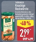 Knackige Bockwürste von Thüringer im aktuellen ALDI Nord Prospekt