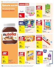 Promos Nutella dans le catalogue "Carrefour" de Carrefour à la page 58
