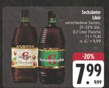 Likör Angebote von Sechsämter bei E center Bamberg für 7,99 €
