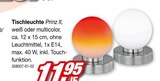 Tischleuchte Prinz II Angebote bei Möbel AS Karlsruhe für 11,95 €