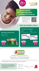 mea - meine apotheke Apotheken Prospekt der aktuellen Woche mit 4 Seiten, gültig von 01.02.2026 bis 28.02.2026, in Ehingen und Umgebung Aktueller mea - meine apotheke Apotheken Prospekt in Ehingen und Umgebung, "Unsere Februar-Angebote" mit 4 Seiten, 01.02.2026 - 28.02.2026