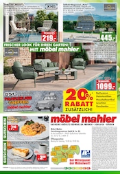 Gartenstühle im Möbel Mahler Siebenlehn Prospekt in Freital Aktueller Möbel Mahler Siebenlehn Prospekt mit Gartenstühle, "GÜNSTIGE MÖBEL GRATIS LIEFERN LASSEN!", Seite 16