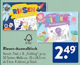 Riesen-Ausmalblock von  im aktuellen ALDI SÜD Prospekt für 