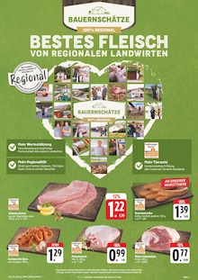 Fleisch im EDEKA Prospekt "Wir lieben Lebensmittel!" mit 28 Seiten (Erlangen)
