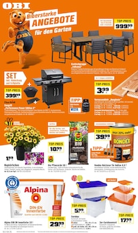 Aktueller OBI Prospekt für Homberg (Ohm) und Ungebung, Seiten zum blättern OBI Prospekt BIBERSTARKE ANGEBOTE mit Seiten in Homberg (Ohm) und Umgebung