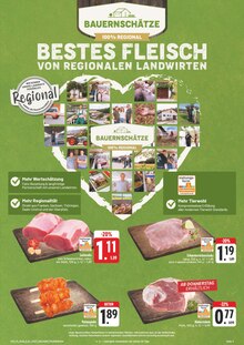 Schweinefleisch im EDEKA Prospekt "Wir lieben Lebensmittel!" mit 28 Seiten (Leipzig)