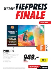 Fernseher im MediaMarkt Saturn Prospekt in Homberg Aktueller MediaMarkt Saturn Prospekt mit Fernseher, "LET'S GO! TIEFPREISFINALE", Seite 6