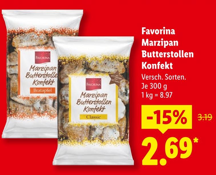 Marzipan Butterstollen Konfekt Classic