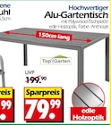 Alu-Gartentisch Angebote von Top Garten bei Wreesmann Freital für 79,99 €