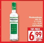 Vodka von Moskovskaya für 6,99 € bei EDEKA im Angebot Vodka von Moskovskaya im aktuellen EDEKA Prospekt
