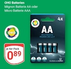Aktuelle Batterie Angebote bei GLOBUS in Ludwigshafen (Rhein) Aktuelles Mignon Batterie AA Angebot bei GLOBUS in Ludwigshafen (Rhein) ab 0,89 €