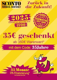 Sconto SB Prospekt 2025 startet so günstig wie 1990 mit  Seite in Dresden und Umgebung