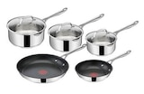 Batterie de cuisine Tefal 8 pcs Jamie Olivers Cook''s Direct Inox YY5739FA - Tefal en promo chez Darty Batterie de cuisine Tefal 8 pcs Jamie Olivers Cook''s Direct Inox YY5739FA - Tefal dans le catalogue Darty