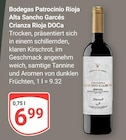 GLOBUS - Rioja Alta Sancho Garcés Crianza Rioja DOCa Angebot im Prospekt Rioja Alta Sancho Garcés Crianza Rioja DOCa bei GLOBUS im Prospekt "" für 6,99 €