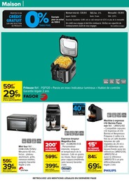 Offre Friteuse dans le catalogue Carrefour du moment à la page 64