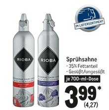 Metro Schiffdorf - Sprühsahne Sprühsahne Angebot bei Metro Schiffdorf im Prospekt Gastro-Journal